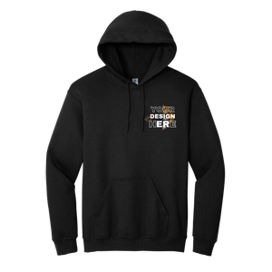 Custom Pull Over Hoodie personalize embroidery with Graphic or Text