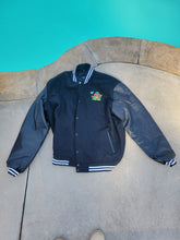 Load image into Gallery viewer, Custom Varsity Jacket PU Leather and Wool blend customized embroidery with Graphic or Text front and back