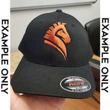 Load image into Gallery viewer, Stretch Fitted Hat with Custom Embroidery Design With Digitizing or Text SMALL MEDIUM SIZE